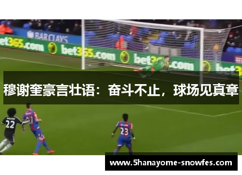 穆谢奎豪言壮语：奋斗不止，球场见真章